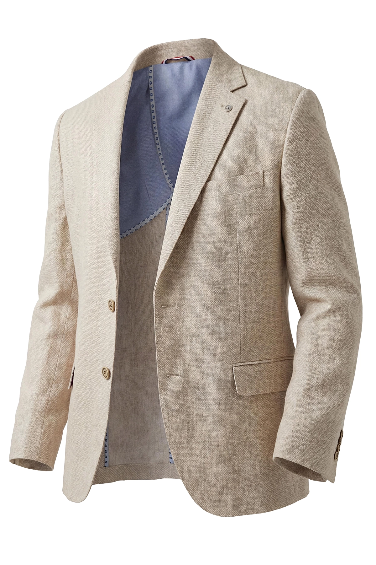 Chaqueta hombre de lino color beige modelo Bruno Chaqueta hombre de lino color beige modelo Bruno
