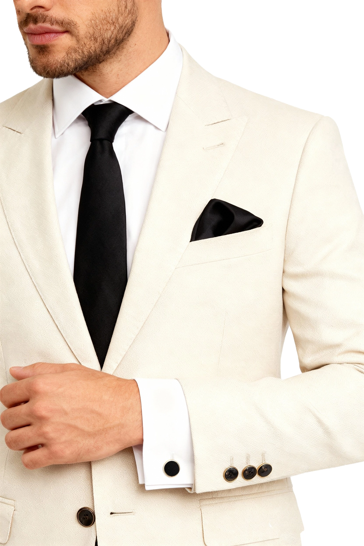 Set regalo corbata pañuelo gemelos modelo Diego