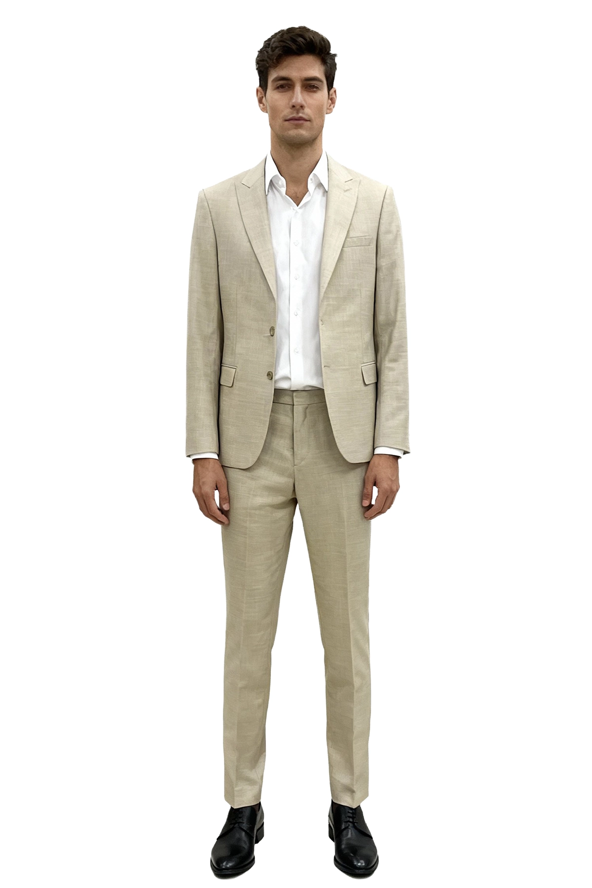 Traje hombre color beige modelo Fernando Traje hombre color beige modelo Fernando