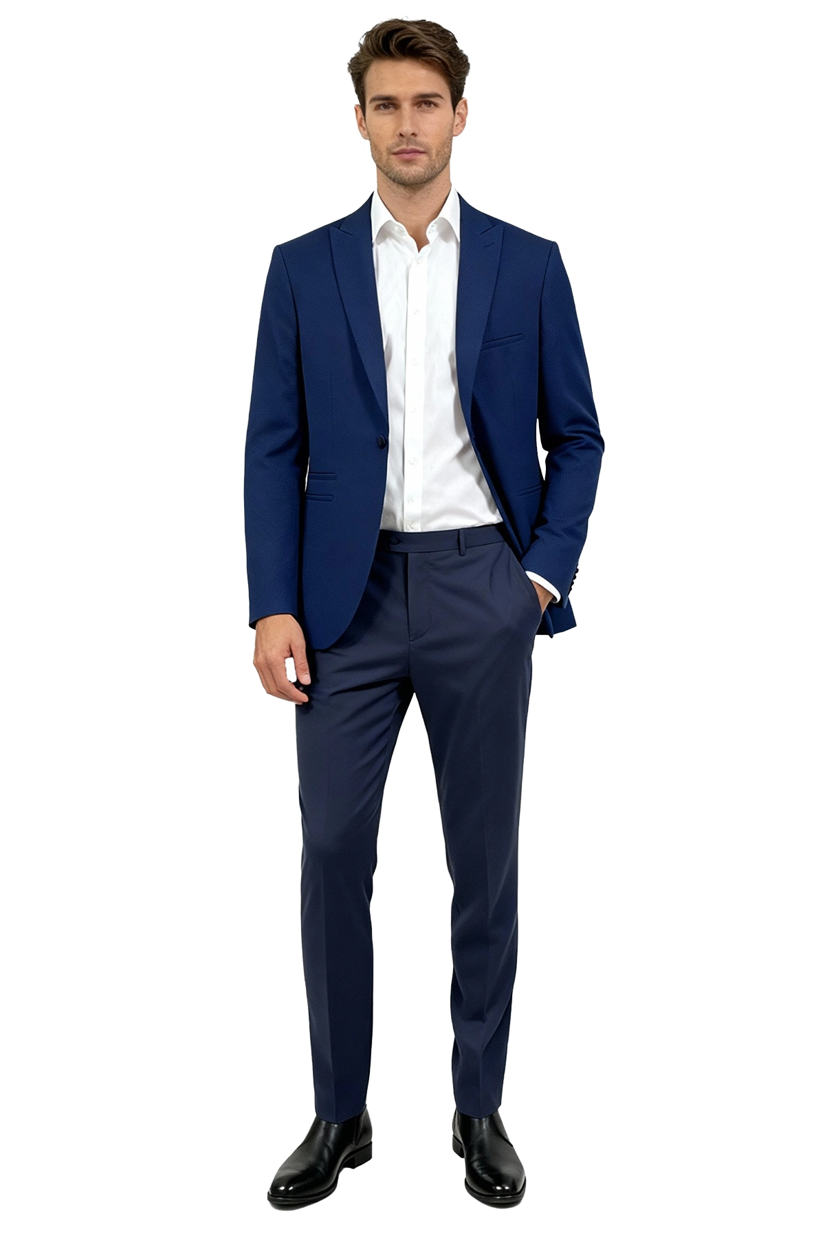 Traje hombre de fiesta azul modelo Hugo